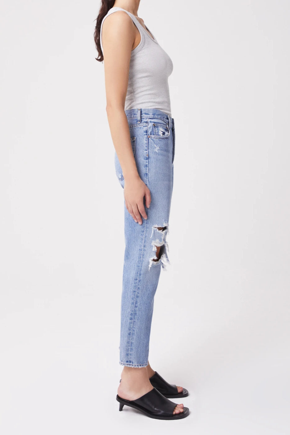 Tulle High Rise Relaxed Tapered Jean