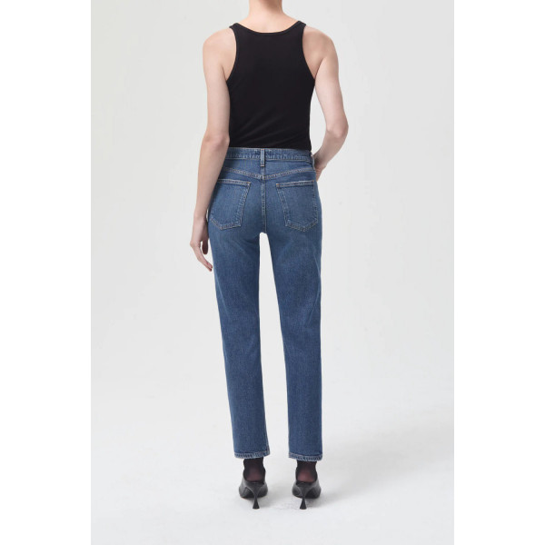 Sculpture Aura Mid Rise Straight Jean