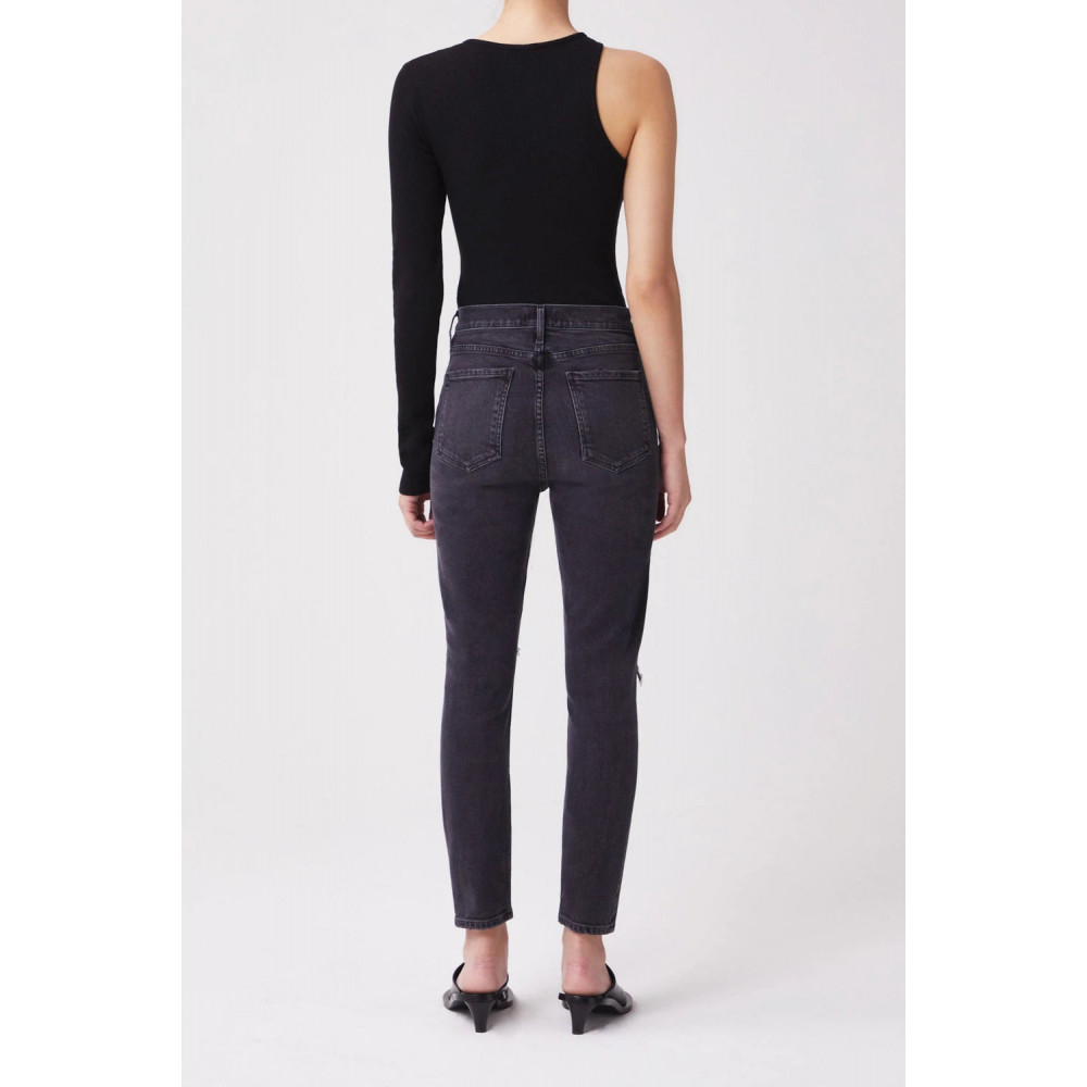 Brocade High Rise Slim