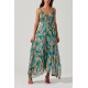 Delicata Floral Pleat Dress