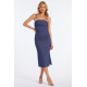 Creek Luxe Strapless Denim Dress
