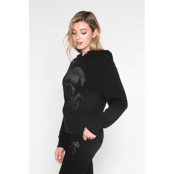 Vague Vibe Skull Hoodie Sweatshirt