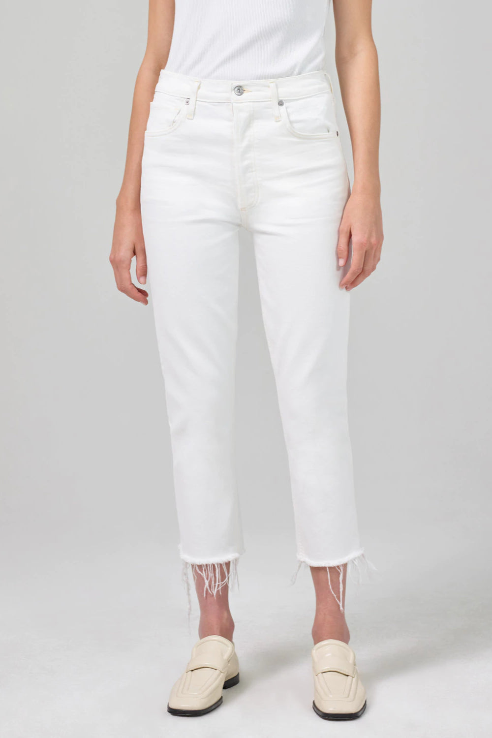 Fern High Rise Crop Straight