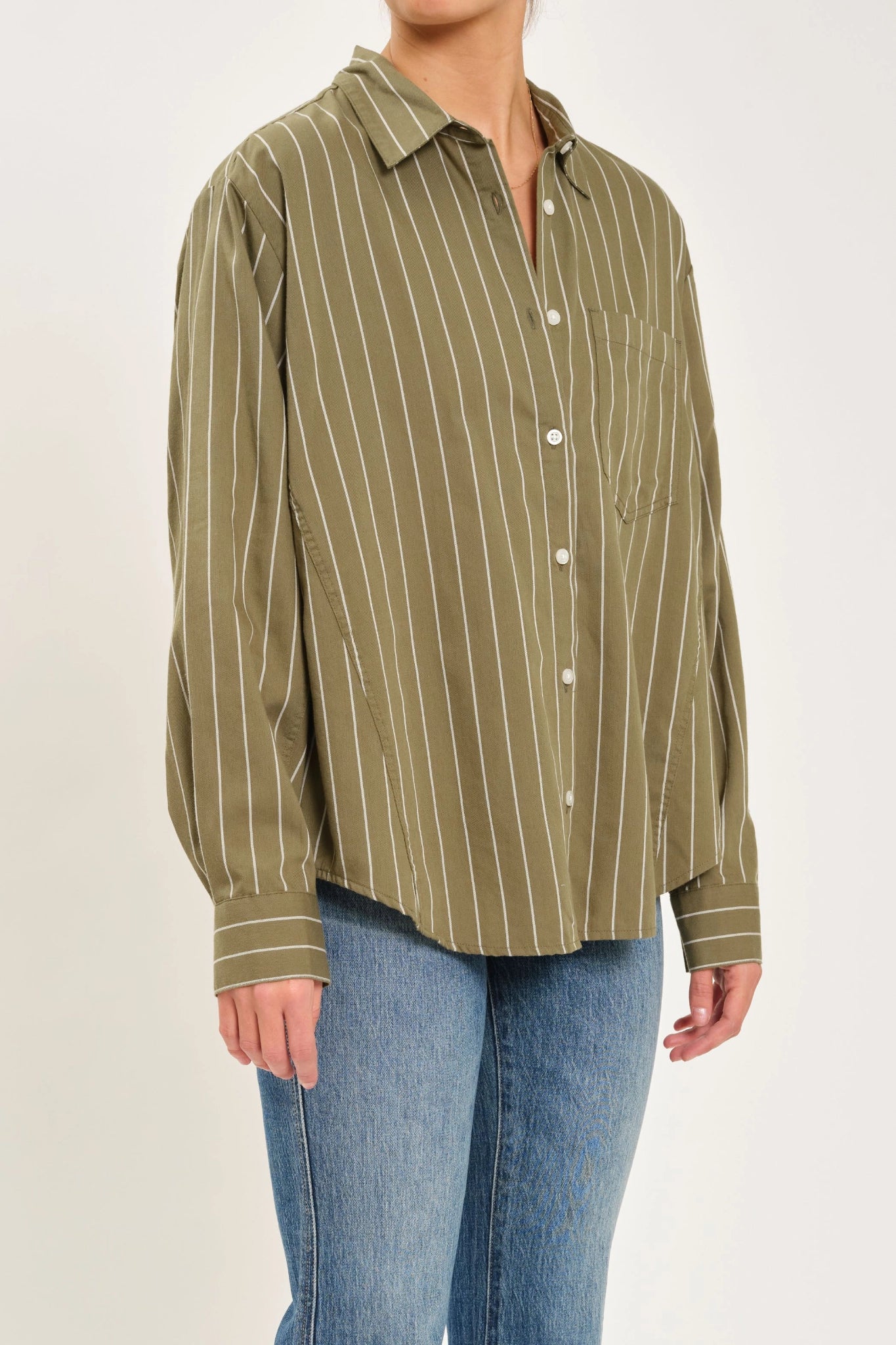 Fortuna Boyfriend Button Up Shirt