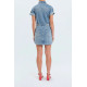 Notte Twist Denim Dress