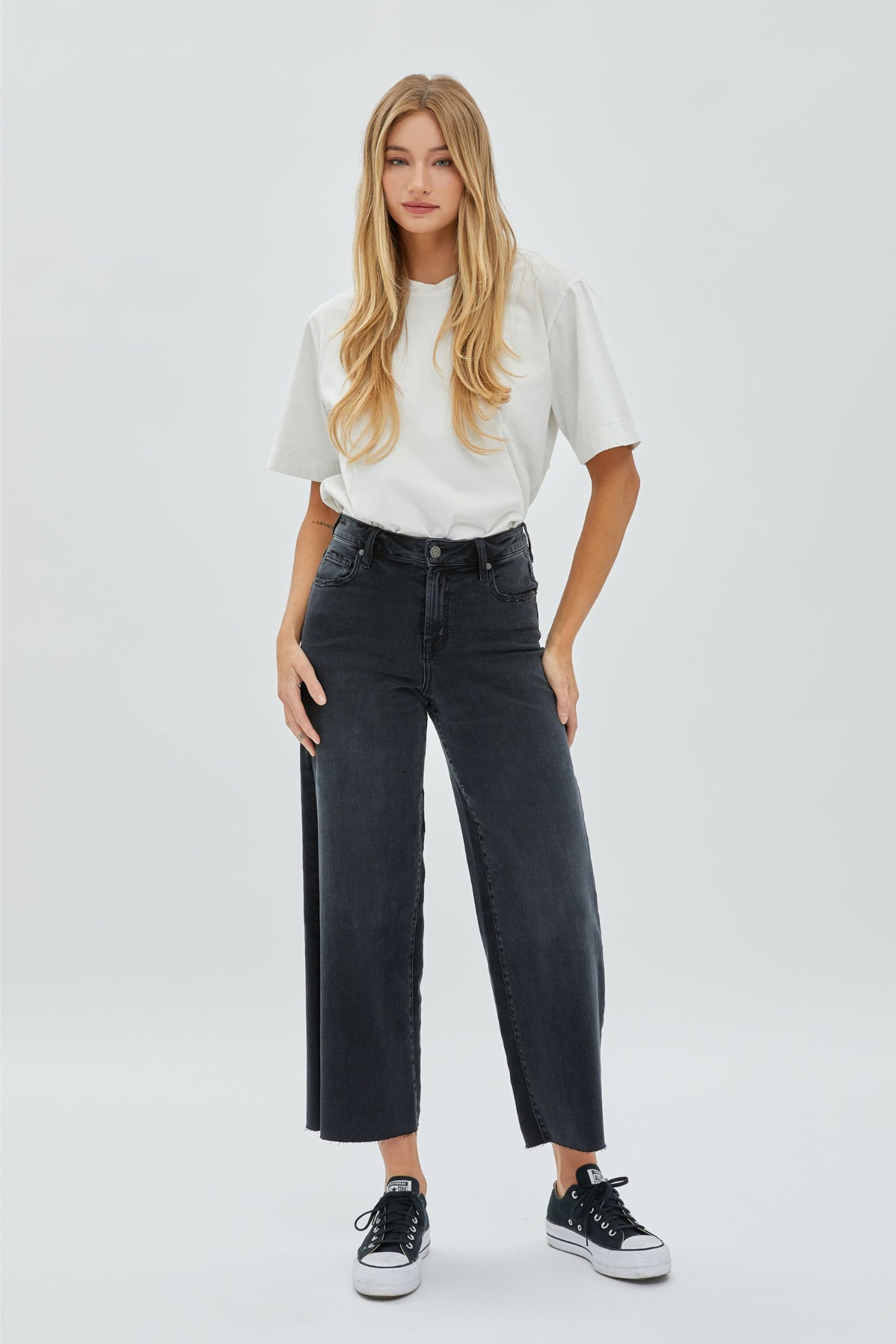 Fleet Crop Wide Leg Jean