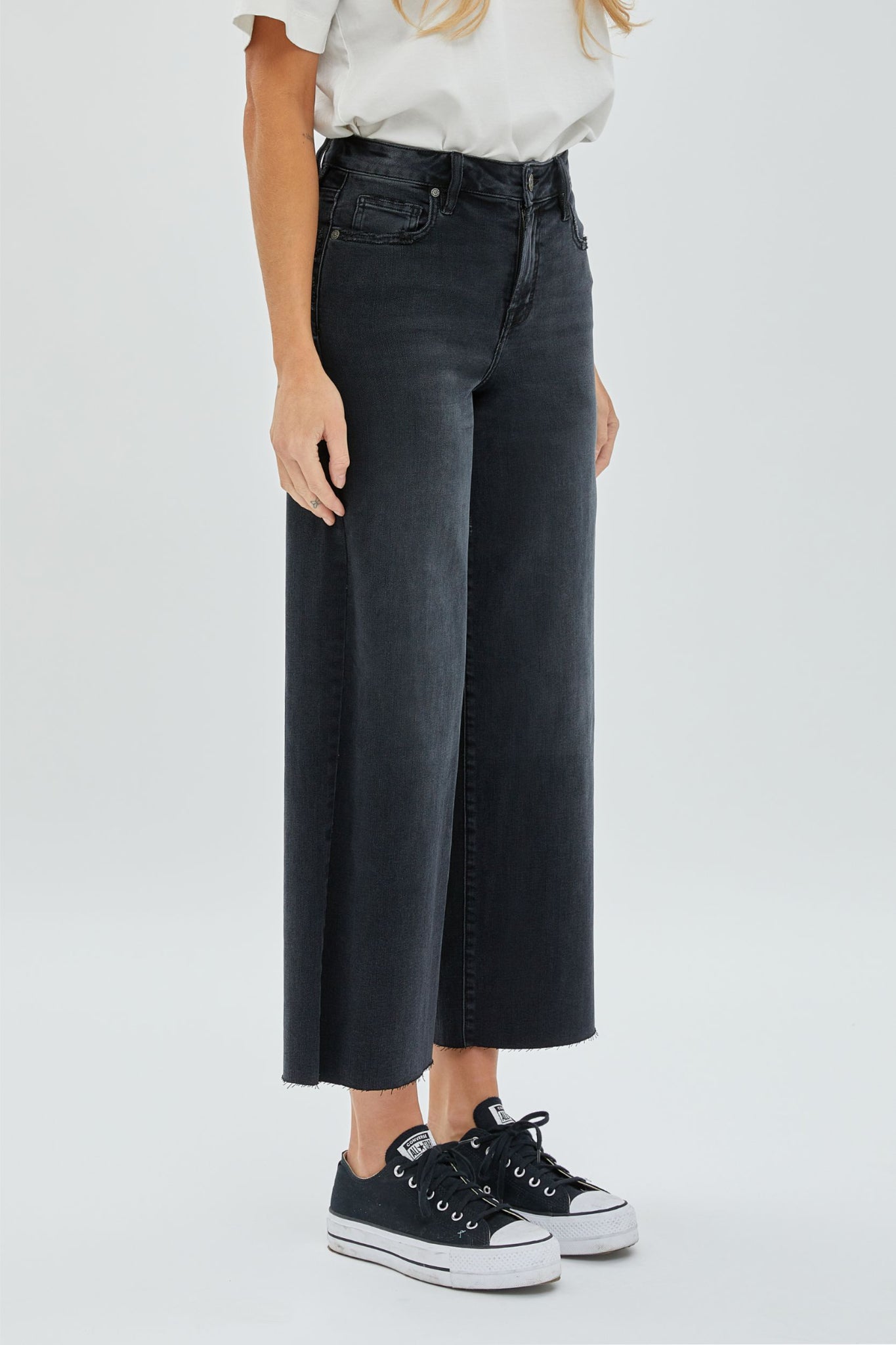 Fleet Crop Wide Leg Jean