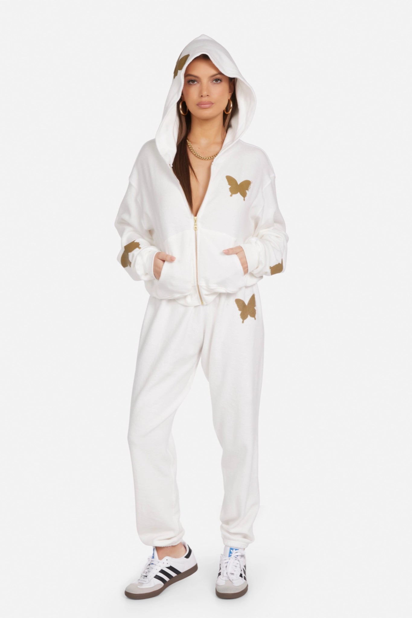 Flor Butterfly Zip Up