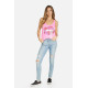 Melody Mood Rose Lip Tank