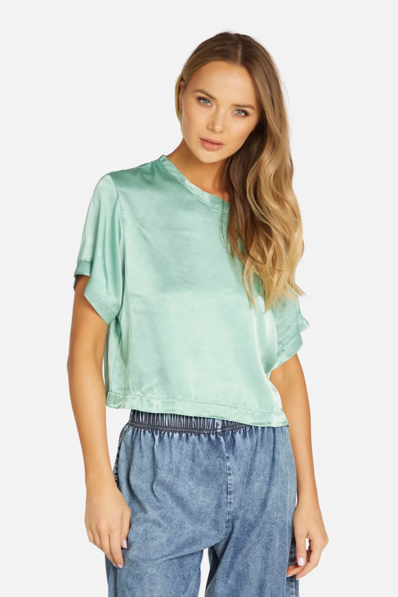 Fascino Short Sleeve Boxy Top