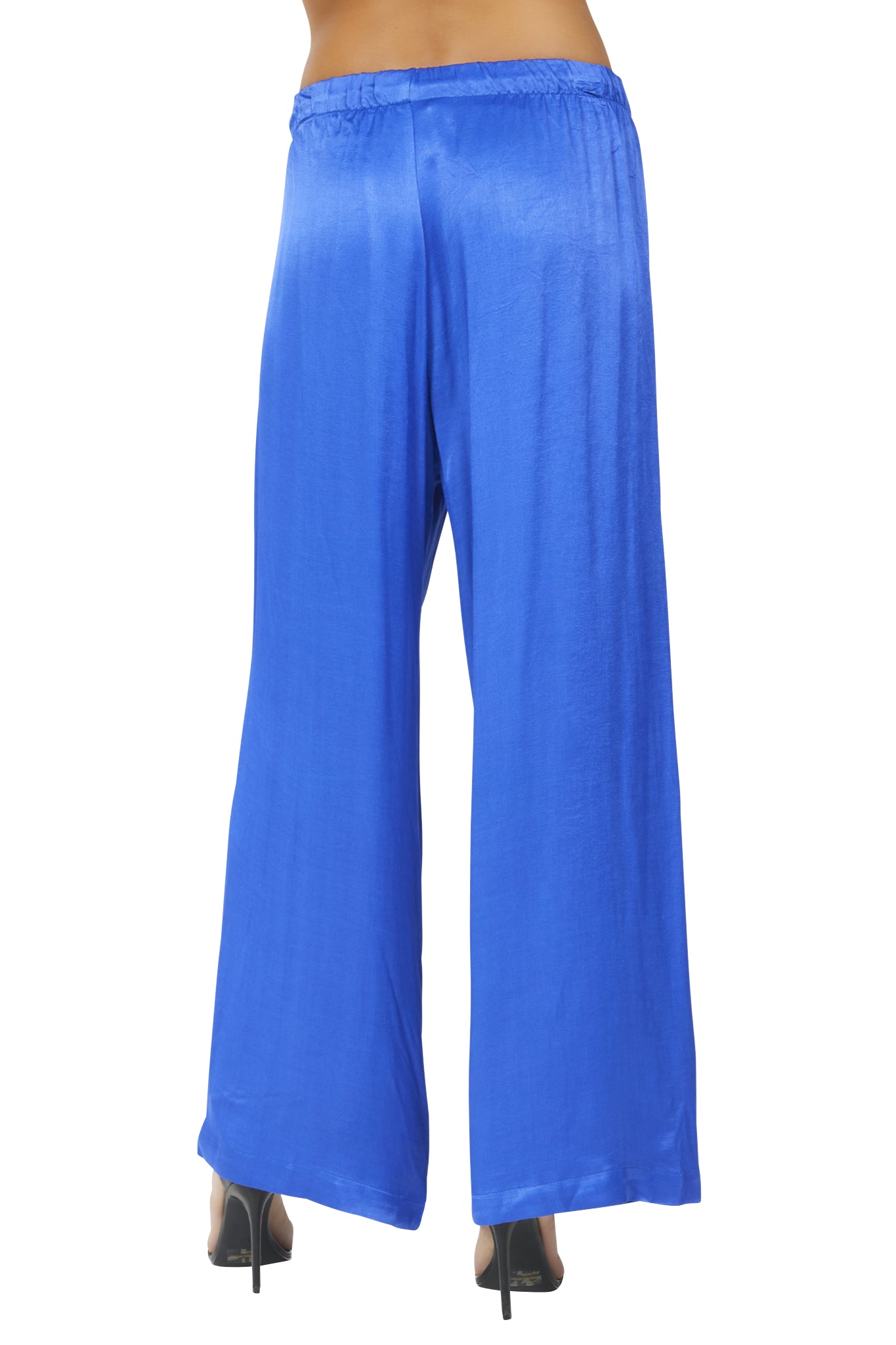 Platinum Paradox Satin Wide Leg Pant