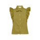 Cadencia Ruffle Button Top