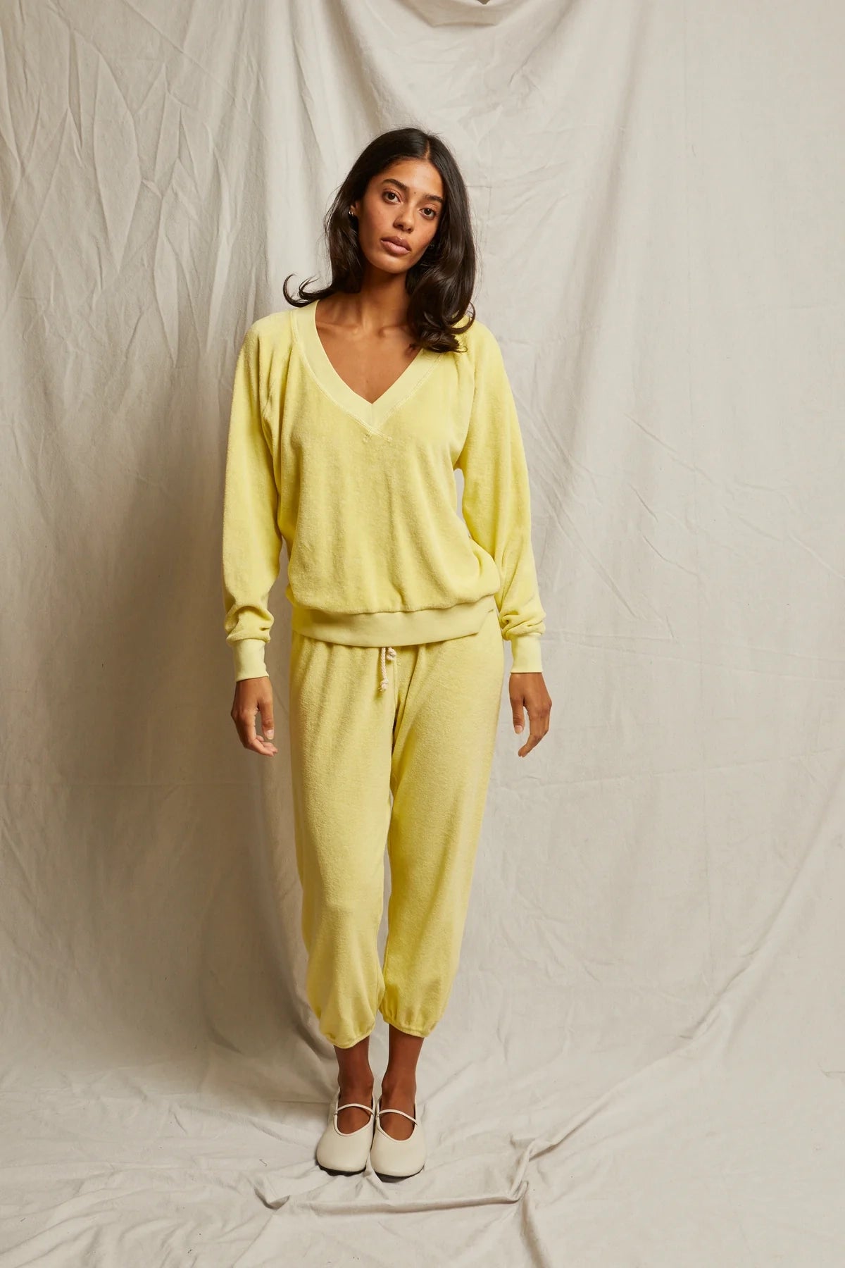 Bellezza Rush Terry V Neck Sweatshirt