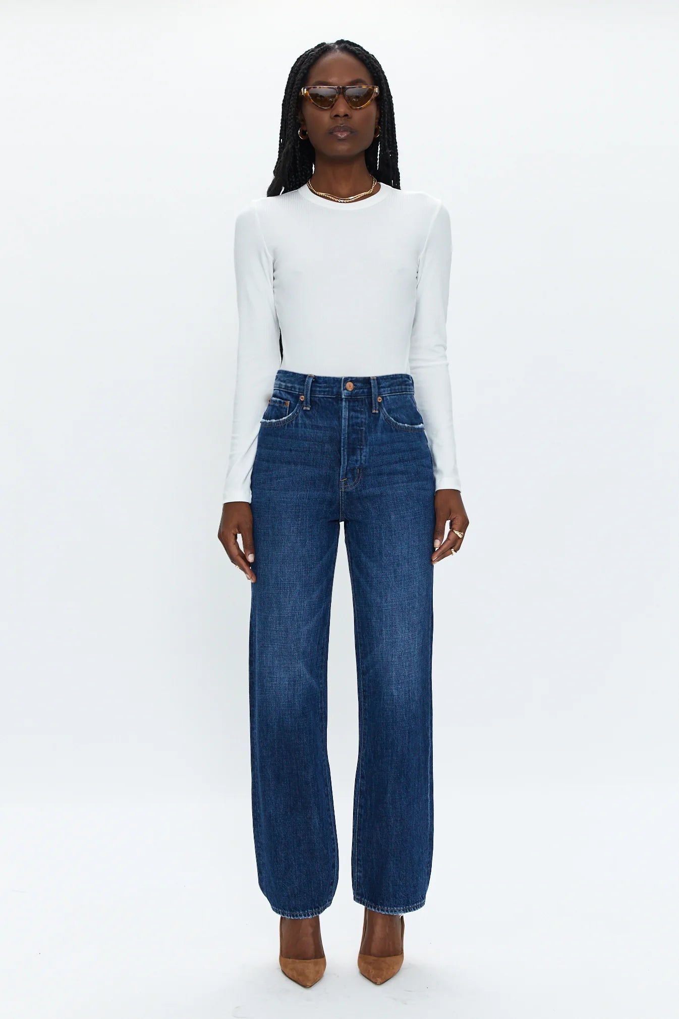 Race Symmetry High Rise Straight