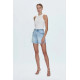 Terciopelo A-Line Denim Short