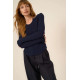 Mussola Comeback Notch Neck Long Sleeve