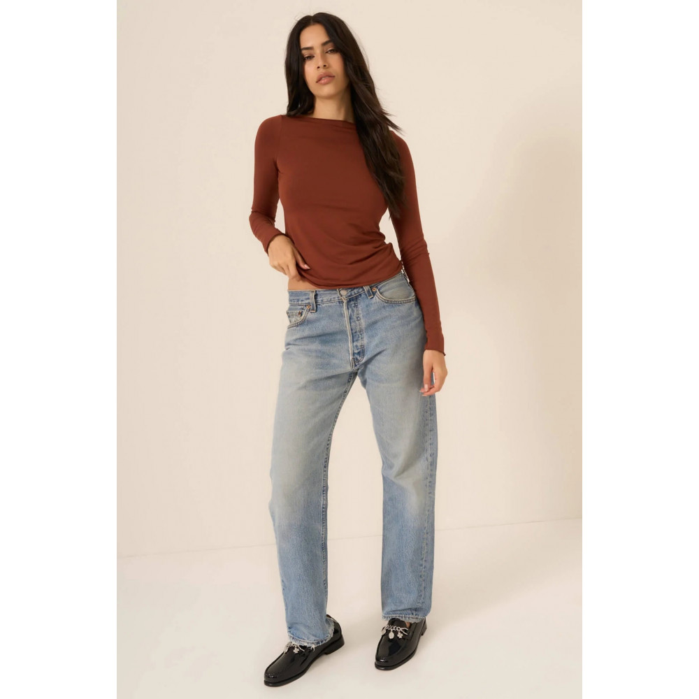 Rhythm Boat Neck Long Sleeve