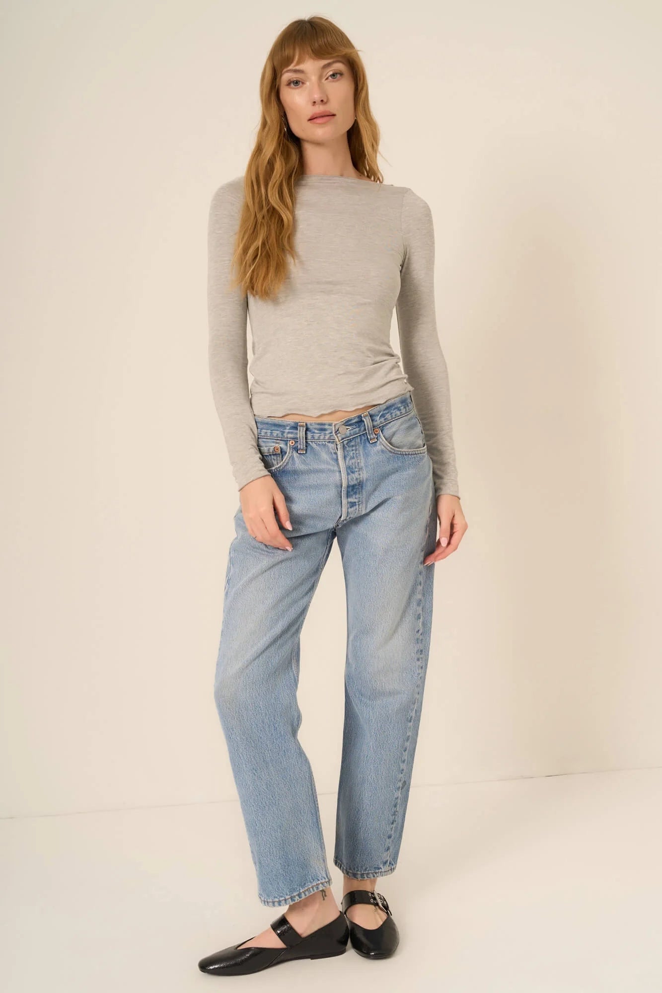 Rhythm Boat Neck Long Sleeve