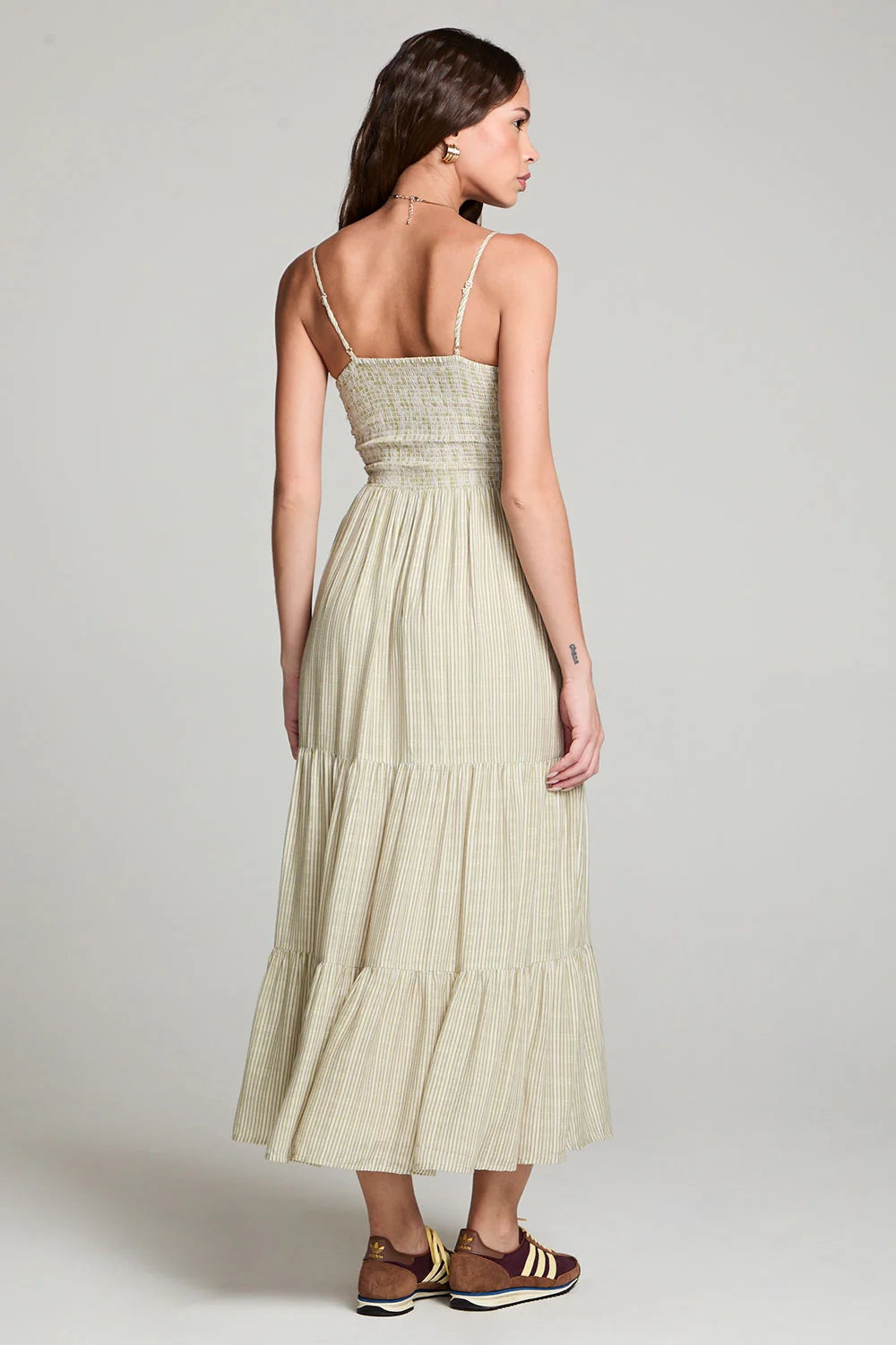 Énigme Midi Stripe Dress