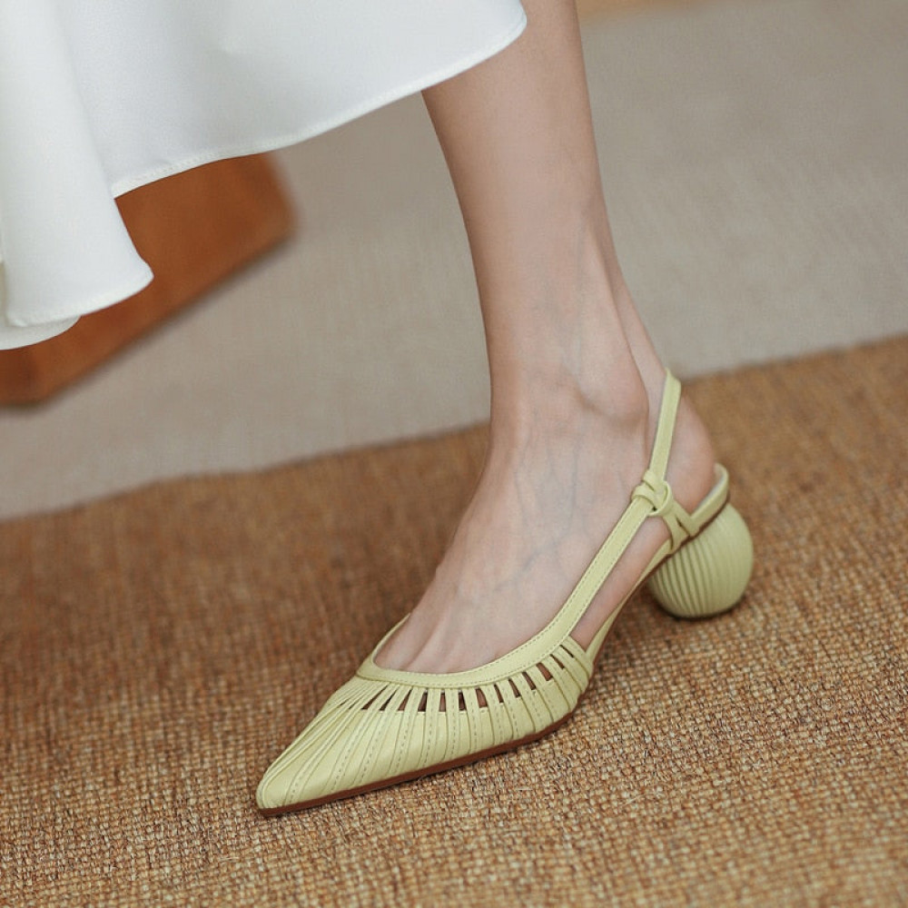 Silk Symmetry Sandals