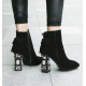 Alba Crystal Suede Heels
