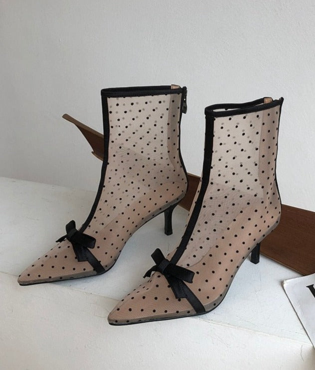Copper Mesh Boots