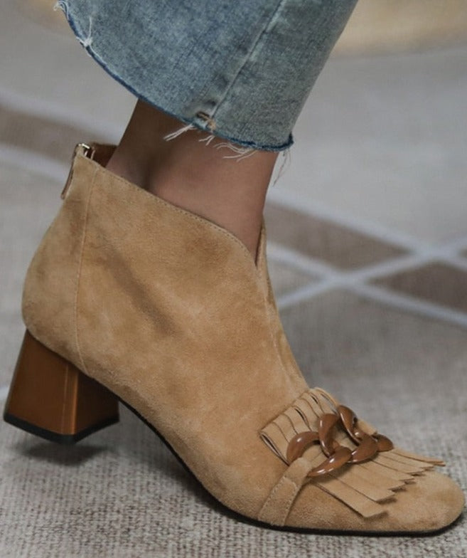Haze Zipper Ankle Boots
