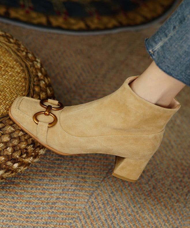 Gloria Leather Ankle Boots