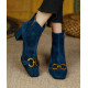 Gloria Leather Ankle Boots