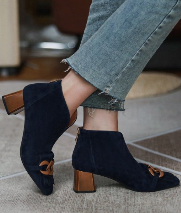 Haze Zipper Ankle Boots