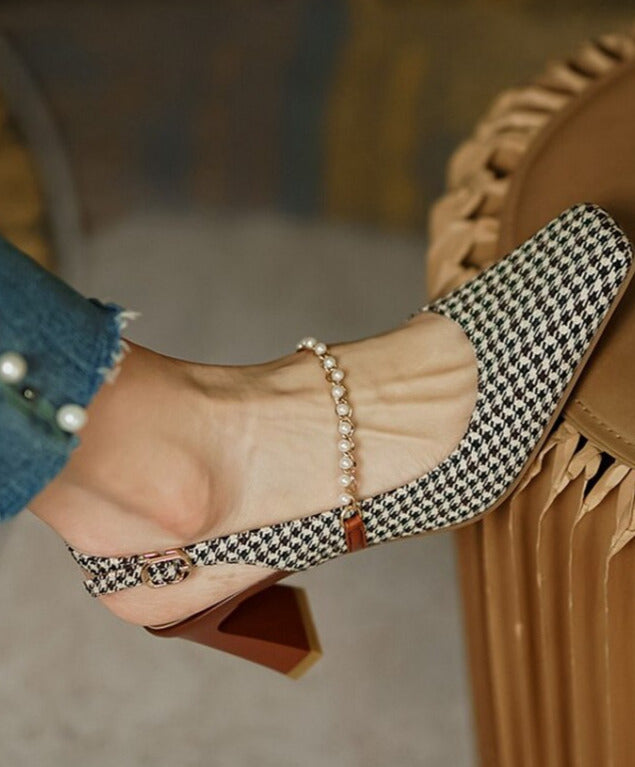 Elite Pearl Vintage Heels