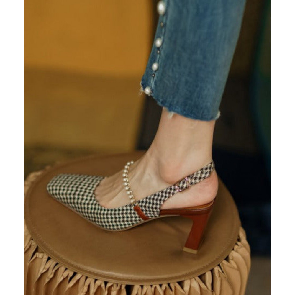Elite Pearl Vintage Heels